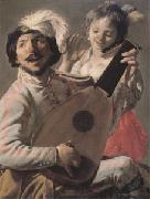 Hendrick Terbrugghen The Duet (mk05) oil painting artist